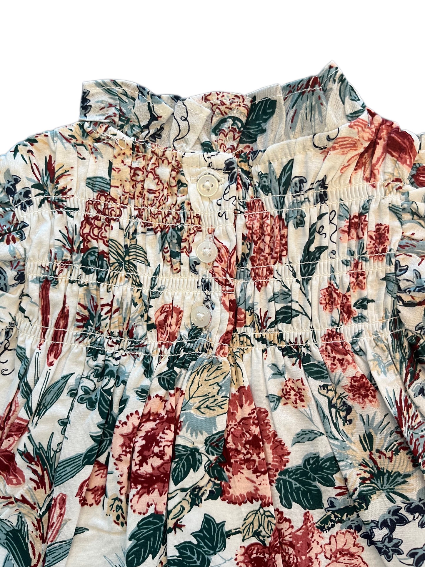 Janie and Jack Floral Top (18-24M)