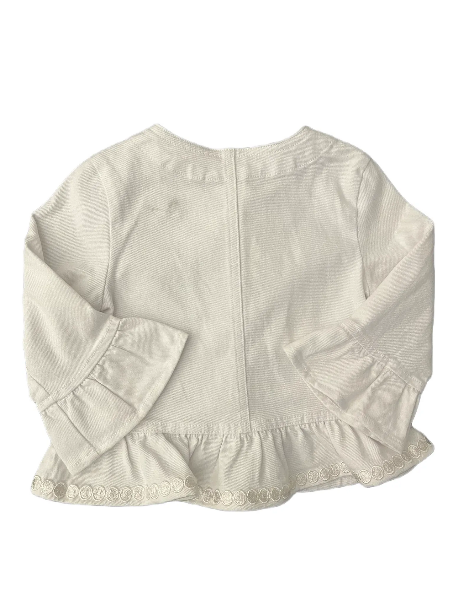 Janie and Jack White Denim Jacket (3-4Y)