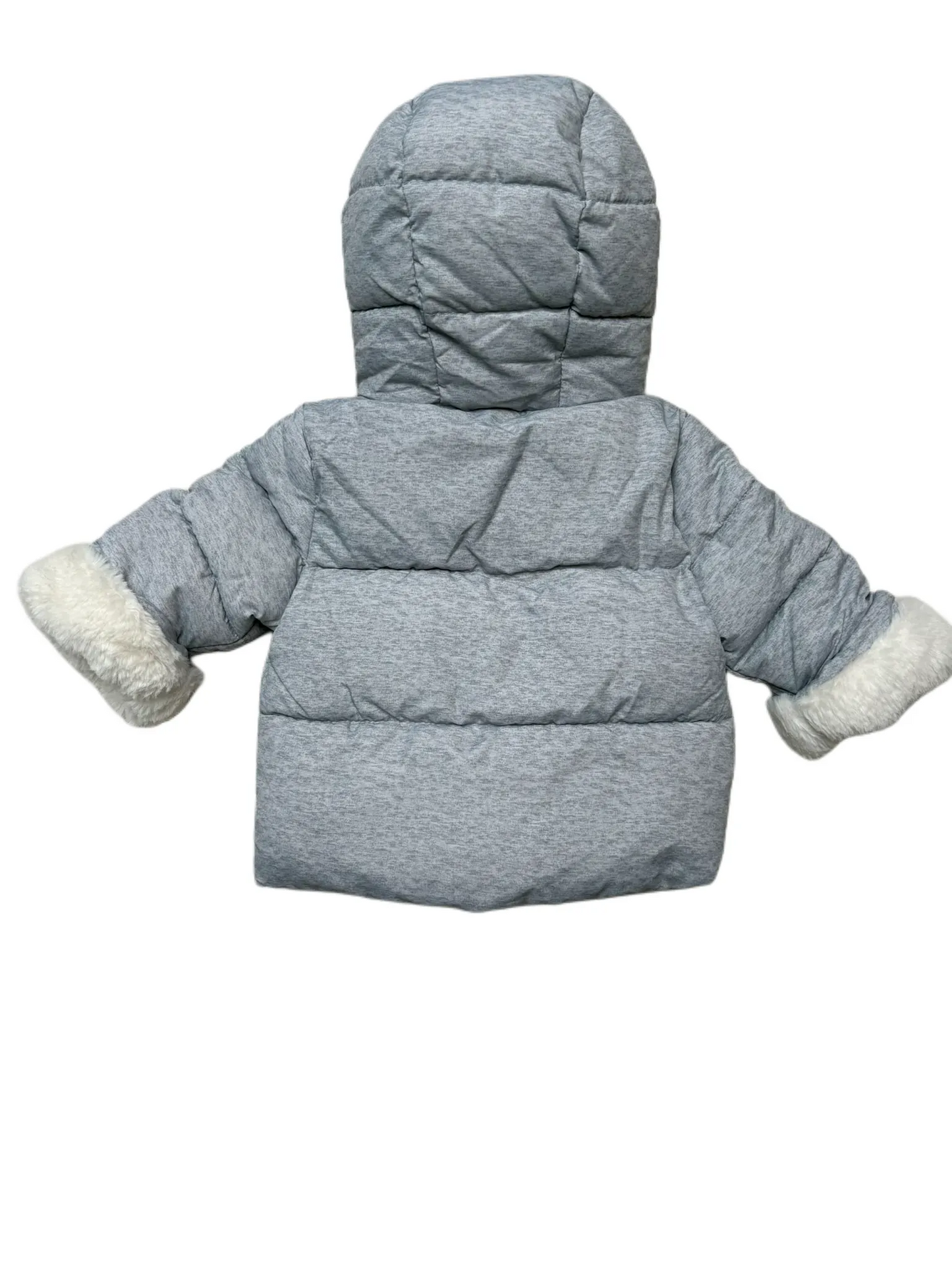 Mango Kids Heathered Grey Coat (1-3M)