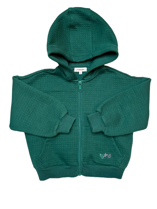 Catimini Green Hooded Sweatshirt (4Y)