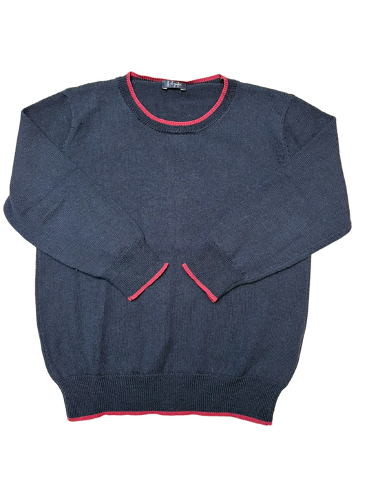 Il Gufo Navy Blue Wool Sweater (4Y)