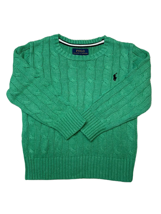 Polo Ralph Lauren Green Cable Knit Sweater (3Y)