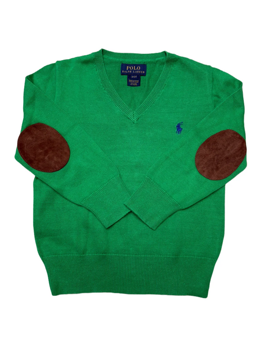 Polo Ralph Lauren Green Vneck Sweater (3Y)