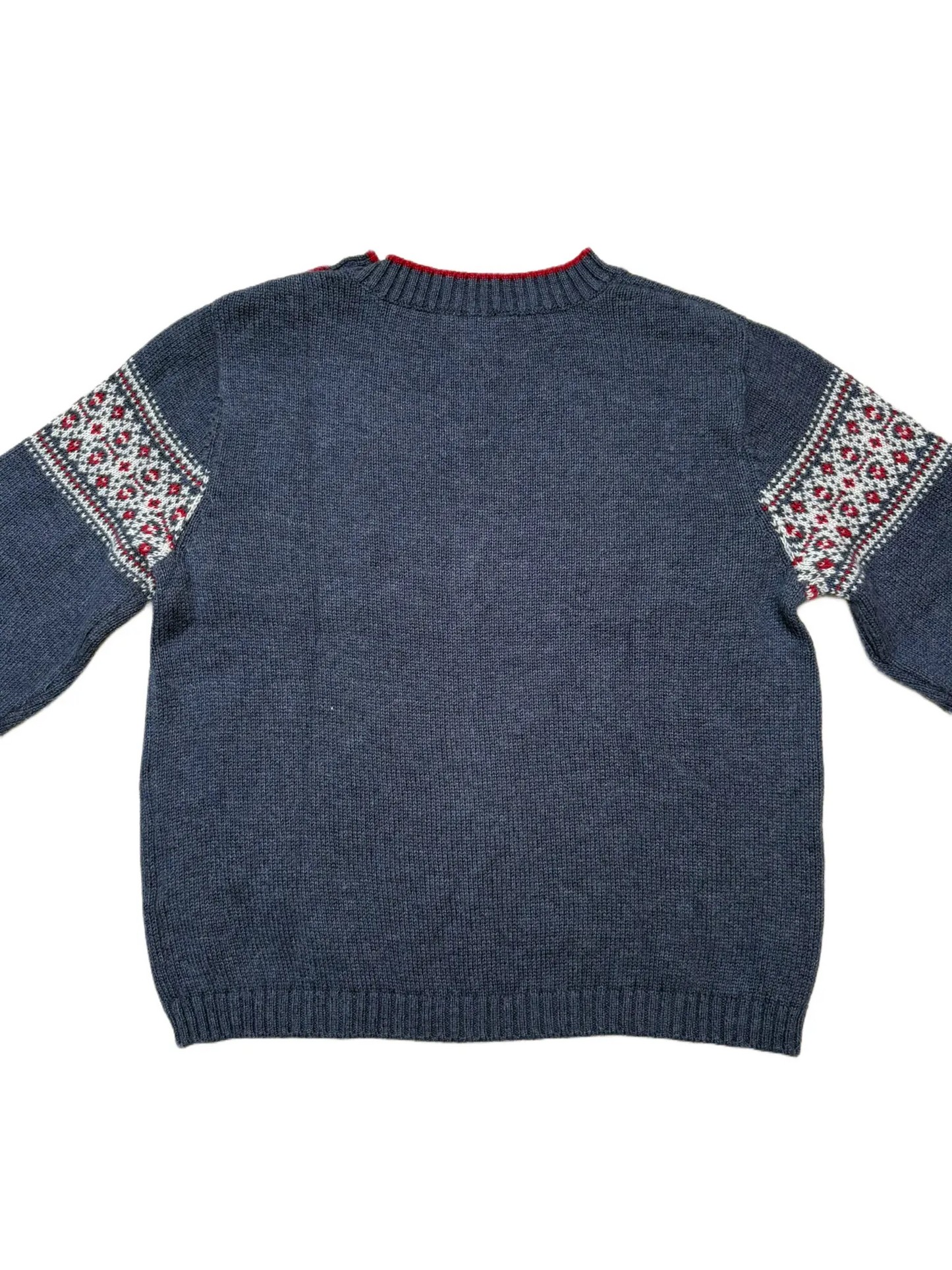 Cyrillus Fair Isle Blue Sweater (24M)