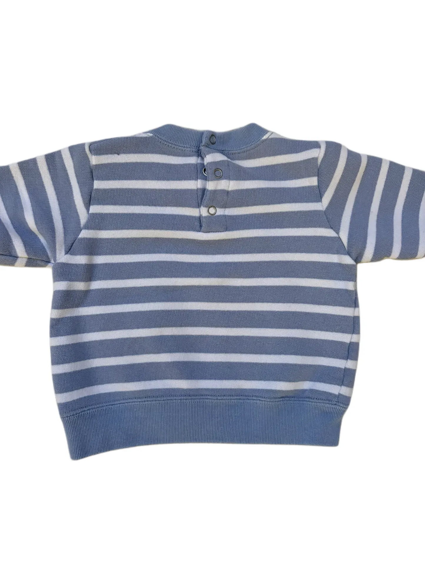 Petit Bateau Blue & White Sweatshirt (3M)