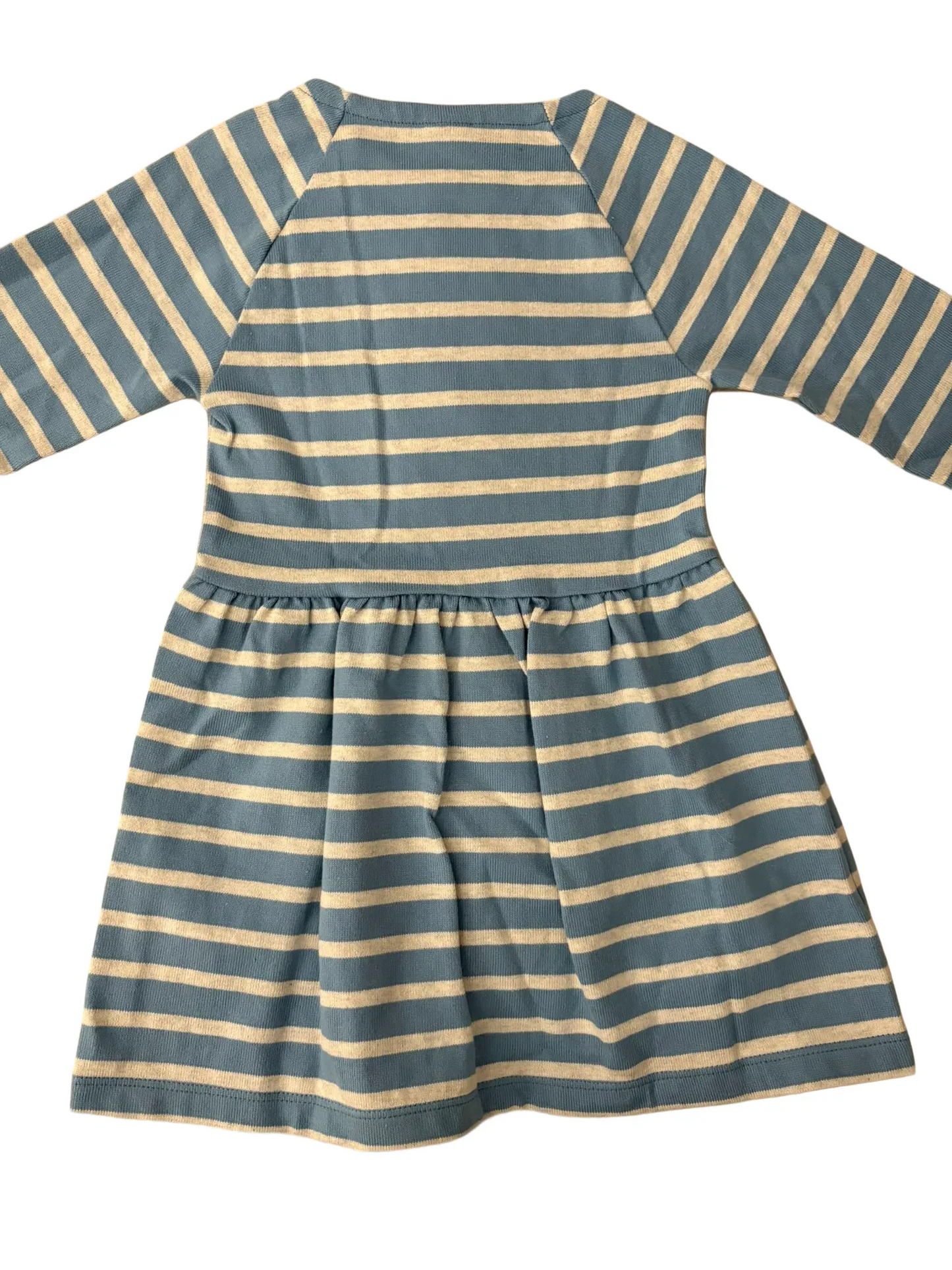 Petit Bateau Blue & White Dress (4Y)