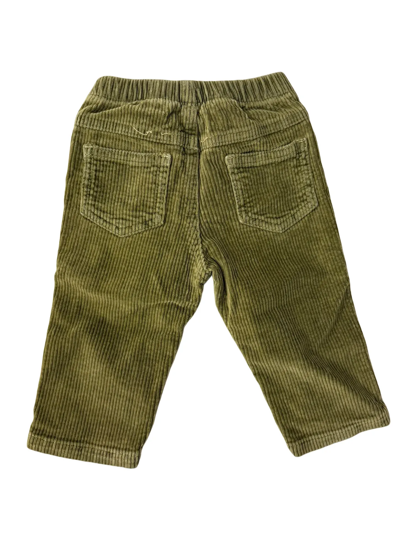 Il Gufo Olive Corduroy Pants (6M)