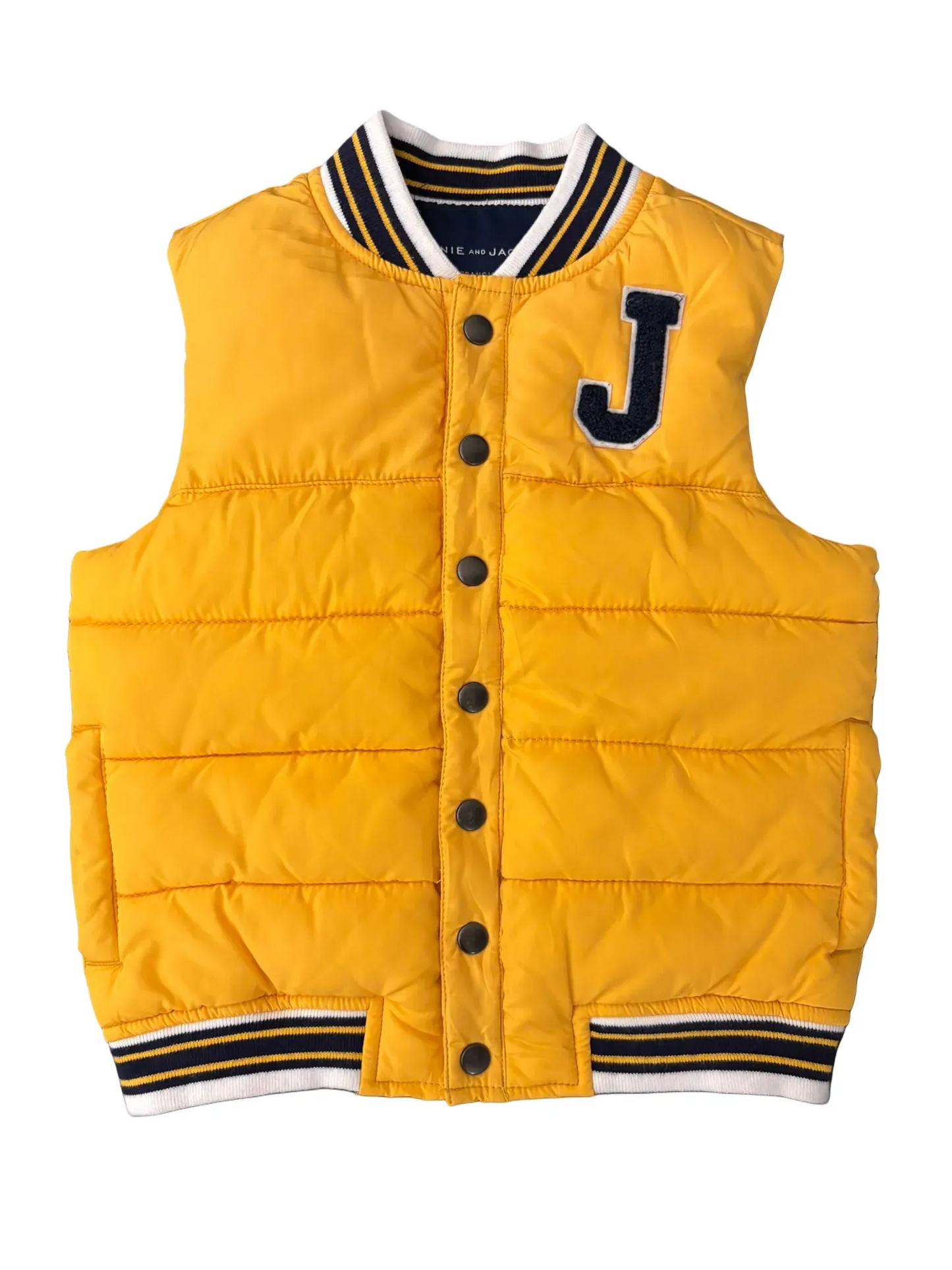 Janie and Jack Yellow Gilet (3-4Y)