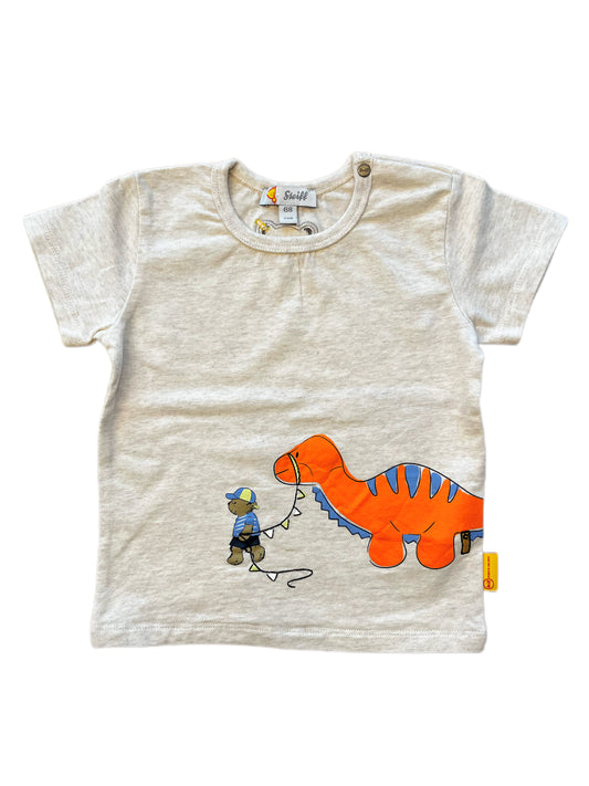 Steiff Short-Sleeved T-Shirt - Size 3-6 months, 68cm.