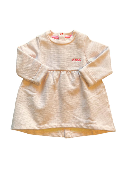 Boss Pink Long Sleeved  Dress (6M)