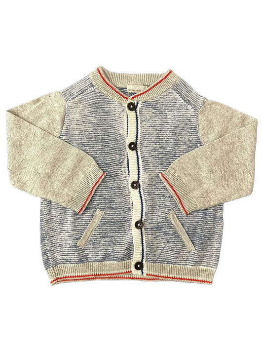 Catimini Blue & Grey Cardigan (9M)