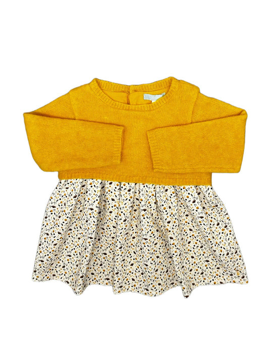 Obaïbi Yellow Sweater Dress (12M)