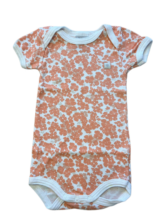 Petit Bateau Envelope Neck Bodysuit for 3 months old, 60cm.