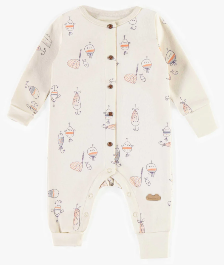 Souris Mini Gone Fishing Pajamas (3-6M)